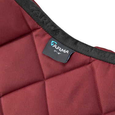 Shires ARMA Comfort Lite Saddlecloth Black Cherry| Online For Equine