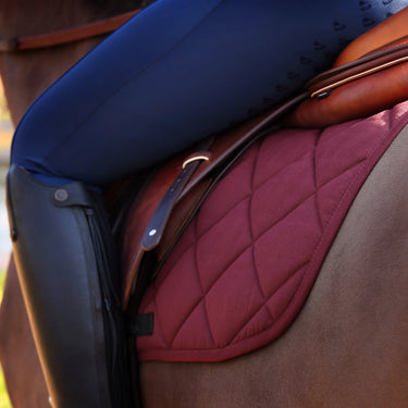 Shires ARMA Comfort Lite Saddlecloth Black Cherry| Online For Equine