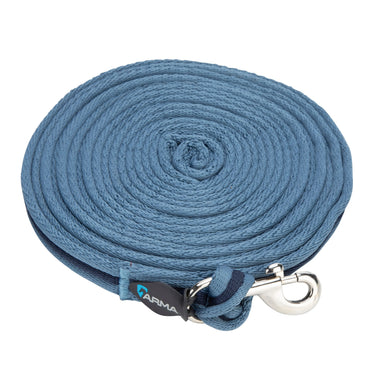 Shires ARMA Cushion Web Lunge Line Airforce Blue/Navy| Online For Equine