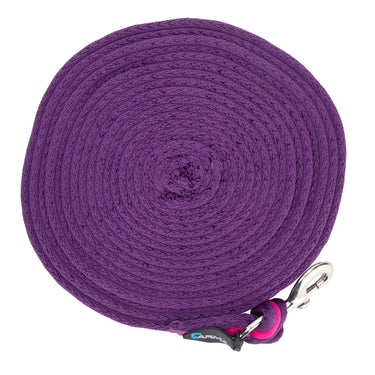 Shires ARMA Cushion Web Lunge Line Magenta/Plum| Online For Equine