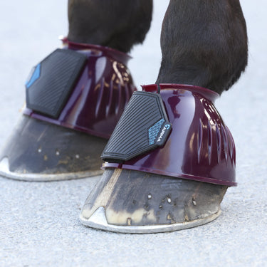 Shires ARMA Gloss Over Reach Boots Black Cherry| Online For Equine