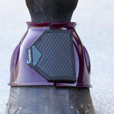 Shires ARMA Gloss Over Reach Boots Black Cherry| Online For Equine