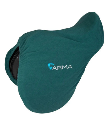 Buy the Shires ARMA Green Fleece Saddle Cover | Online for Equine