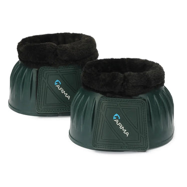 Shires ARMA Green Fleece Topped Over Reach Boots| Online For Equine