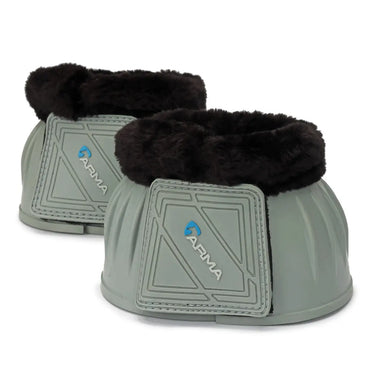 Shires ARMA Grey Fleece Topped Over Reach Boots| Online For Equine