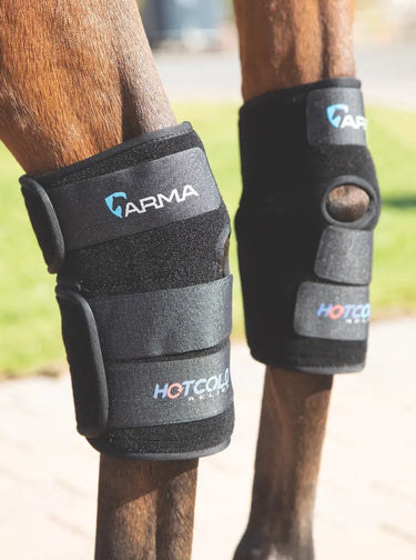 Buy Shires ARMA Hot/Cold Joint Relief Boots-One Size-Black| Online for Equine