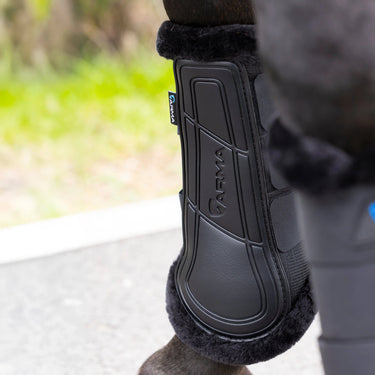 Shires ARMA NX-AIR SupaFleece Brushing Boots Black| Online For Equine