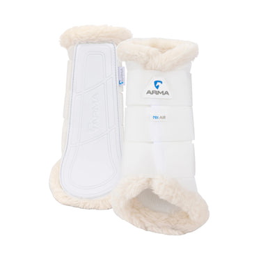 Shires ARMA NX-AIR SupaFleece Brushing Boots White| Online For Equine
