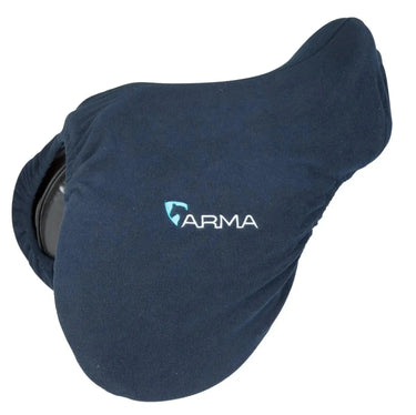 Buy the Shires ARMA Navy Fleece Saddle Cover | Online for Equine