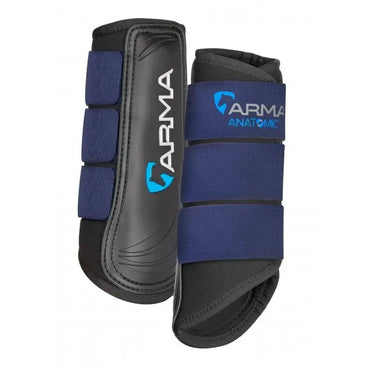 Buy Shires ARMA Navy Neoprene Brushing Boots| Online for Equine