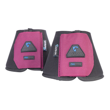 Shires ARMA Neoprene Raspberry Over Reach Boots| Online For Equine
