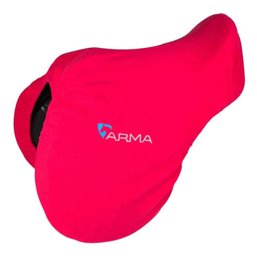 Buy the Shires ARMA Pink Fleece Saddle Cover | Online for Equine