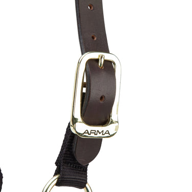 Shires ARMA Premium Adjustable FieldSafe Headcollar Black| Online For Equine
