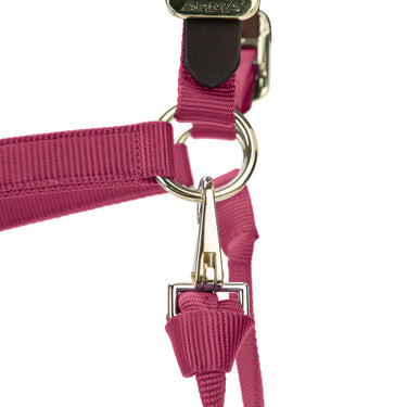 Shires ARMA Premium Adjustable FieldSafe Headcollar Burgundy| Online For Equine