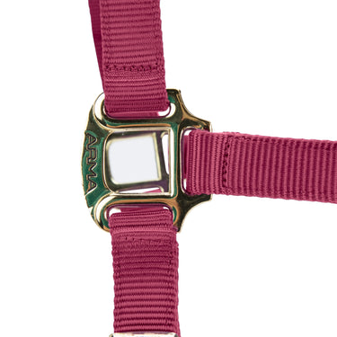 Shires ARMA Premium Adjustable FieldSafe Headcollar Burgundy| Online For Equine