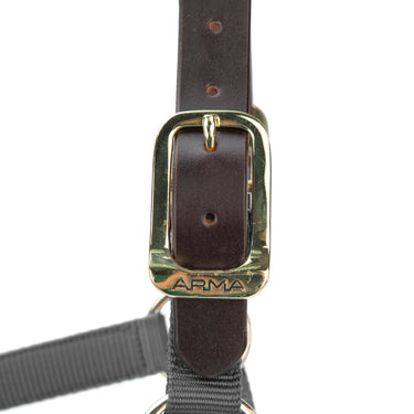 Shires ARMA Premium Adjustable FieldSafe Headcollar Grey| Online For Equine