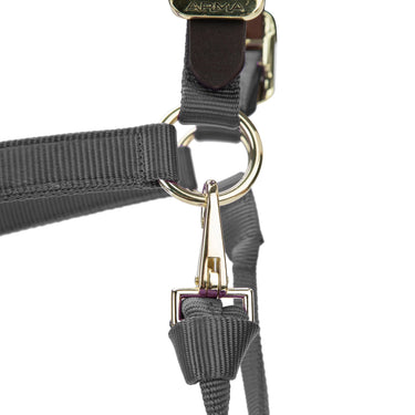 Shires ARMA Premium Adjustable FieldSafe Headcollar Grey| Online For Equine