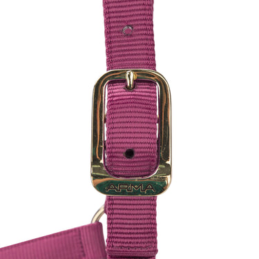 Shires ARMA Premium Adjustable Headcollar Burgundy| Online For Equine