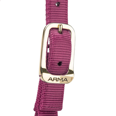 Shires ARMA Premium Adjustable Headcollar Burgundy| Online For Equine