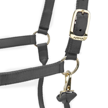 Shires ARMA Premium Adjustable Headcollar Grey| Online For Equine