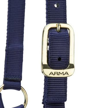 Shires ARMA Premium Adjustable Headcollar Navy| Online For Equine