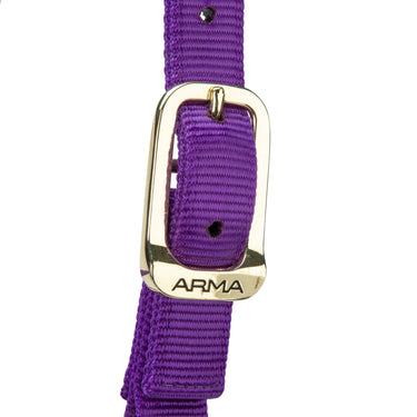 Shires ARMA Premium Adjustable Headcollar Purple| Online For Equine