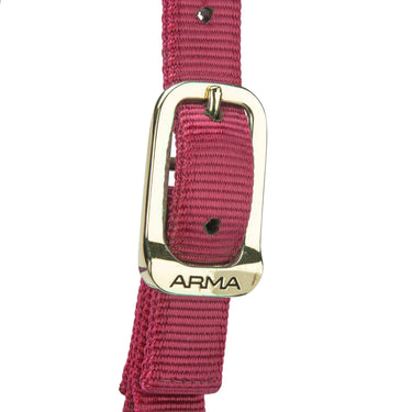 Shires ARMA Premium Adjustable Headcollar Red| Online For Equine