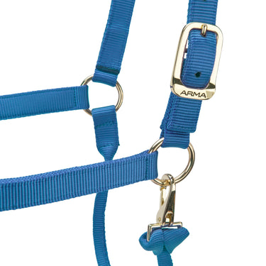 Shires ARMA Premium Adjustable Headcollar Royal| Online For Equine