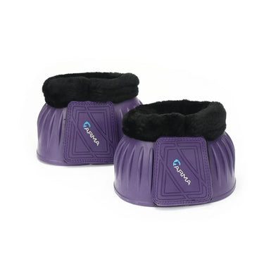 Shires ARMA Purple Fleece Topped Over Reach Boots| Online For Equine