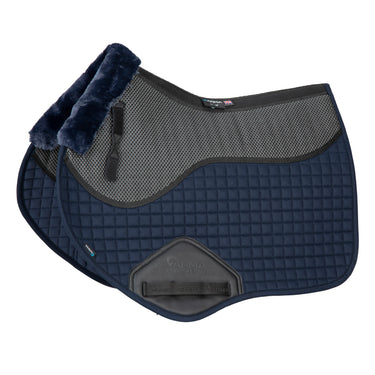 Shires ARMA Soft Grip Jump Saddlecloth Navy| Online For Equine