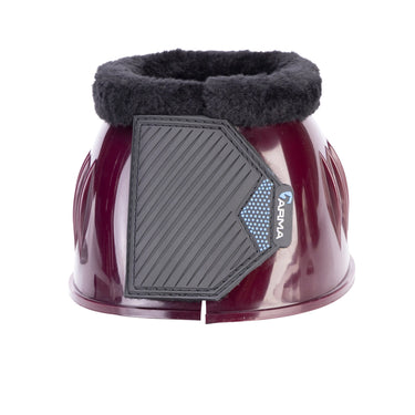 Shires ARMA SupaFleece Gloss Over Reach Boots Black Cherry| Online For Equine