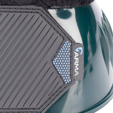 Shires ARMA SupaFleece Gloss Over Reach Boots Dark Green| Online For Equine
