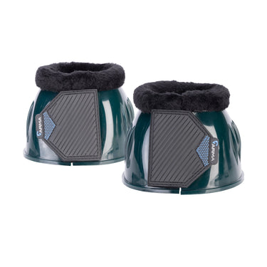 Shires ARMA SupaFleece Gloss Over Reach Boots Dark Green| Online For Equine