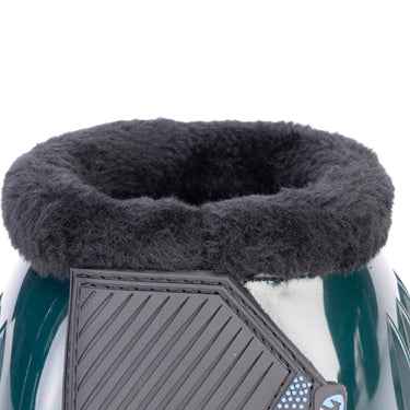Shires ARMA SupaFleece Gloss Over Reach Boots Dark Green| Online For Equine