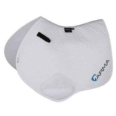 Buy Shires ARMA White Branded Jump Saddlecloth| Online for Equine