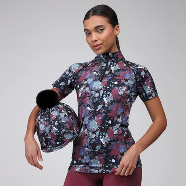 Shires Abstract Aubrion React Ladies Short Sleeve Base Layer| Online For Equine