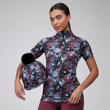 Shires Abstract Aubrion React Ladies Short Sleeve Base Layer| Online For Equine