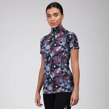 Shires Abstract Aubrion React Ladies Short Sleeve Base Layer| Online For Equine
