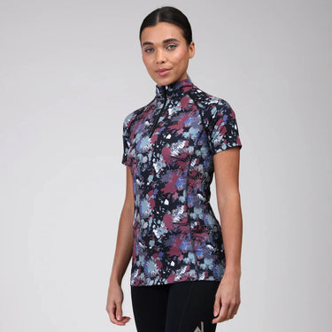 Shires Abstract Aubrion React Ladies Short Sleeve Base Layer| Online For Equine