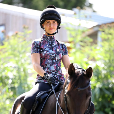 Shires Abstract Aubrion React Ladies Short Sleeve Base Layer| Online For Equine