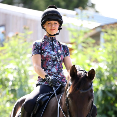 Shires Abstract Aubrion React Ladies Short Sleeve Base Layer| Online For Equine