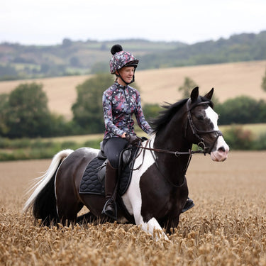 Shires Abstract Aubrion React Young Rider Long Sleeve Base Layer -Young Rider| Online For Equine