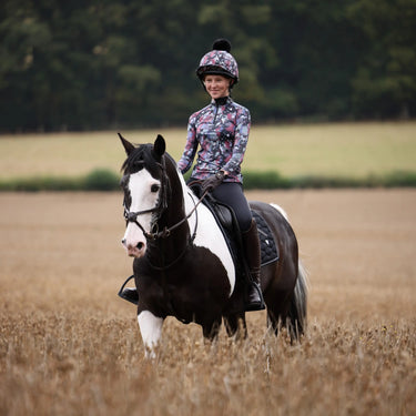 Shires Abstract Aubrion React Young Rider Long Sleeve Base Layer -Young Rider| Online For Equine