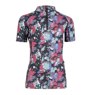 Shires Abstract Aubrion React Young Rider Short Sleeve Base Layer - 7-8 Years| Online For Equine