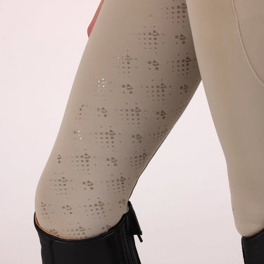 Shires Aubrion Beige Optima GX Riding Tights - Young Rider| Online For Equine
