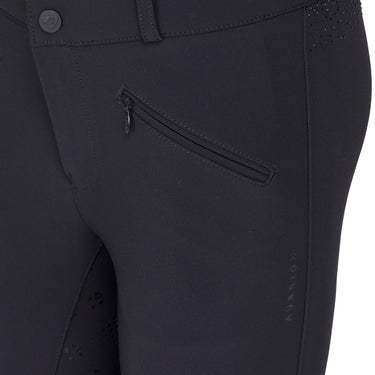 Shires Aubrion Black Optima GX Breeches - Young Rider| Online For Equine