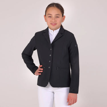 Shires Aubrion Black Optima-GX Show Jacket -Young Rider| Online For Equine