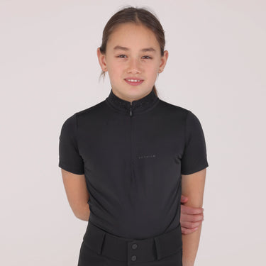 Shires Aubrion Black Optima GX Show Shirt - Young Rider| Online For Equine