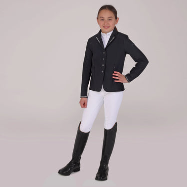 Shires Aubrion Black Optima-LX Show Jacket -Young Rider| Online For Equine