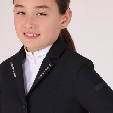 Shires Aubrion Black Optima-LX Show Jacket -Young Rider| Online For Equine